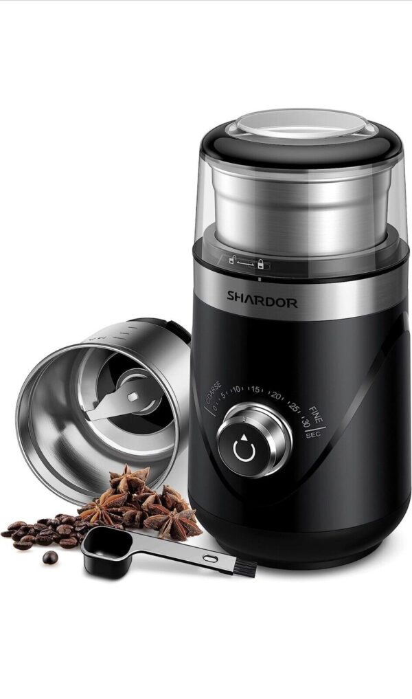 SHARDOR Adjustable Coffee Grinder Electric Herb Grinder Spice Grinder Coffee Bean