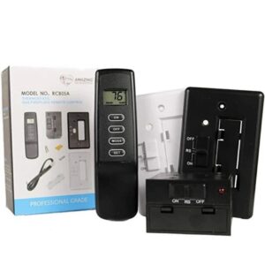 Gas Fireplace  Remote Control Thermostat Kit, for Millivolt Gas Valve Fireplaces