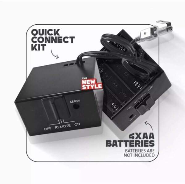 Gas Fireplace  Remote Control Thermostat Kit, for Millivolt Gas Valve Fireplaces