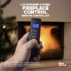 Gas Fireplace  Remote Control Thermostat Kit, for Millivolt Gas Valve Fireplaces