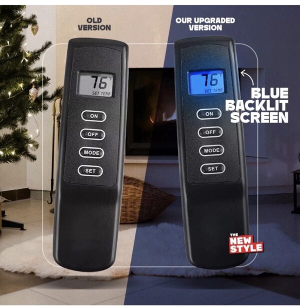 Gas Fireplace  Remote Control Thermostat Kit, for Millivolt Gas Valve Fireplaces